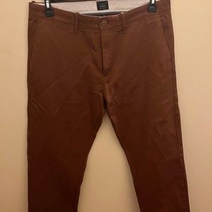 484 Slim fit stretch chino workwear brown